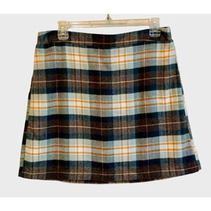 American Eagle Skirt Womens‎ Size Large Plaid Flannel Mini Preppy Academia Y2K